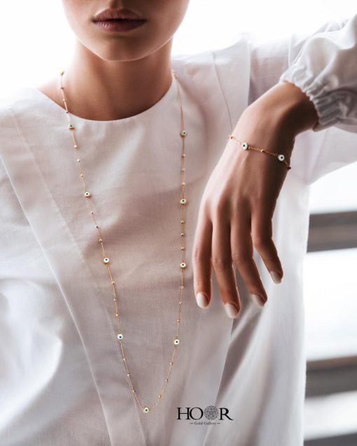 رولباسی چشم صدفی و گوی (کد 2888) - Image 2
