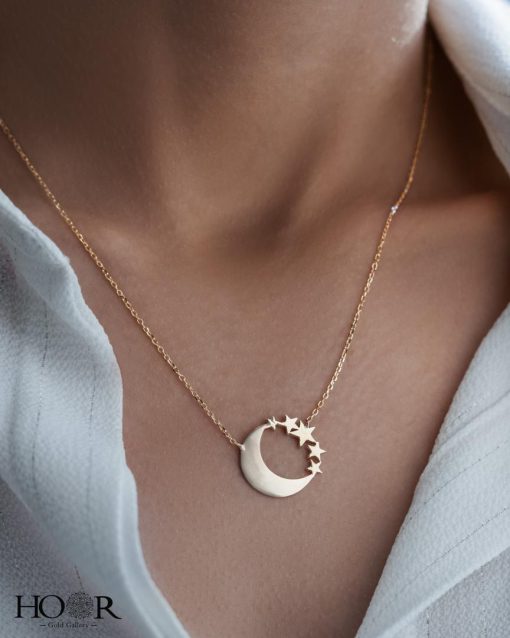 گردنبند ماه و ستاره (کد 1821) - Image 2