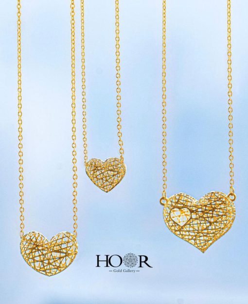 گردنبند قلب فیوژن کوچک (کد 896) - Image 2