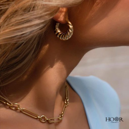 گوشواره حلقه ای دایانا (کد 4458) - Image 2