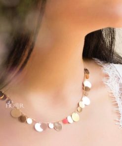 گردنبند سکه ای ریز و درشت