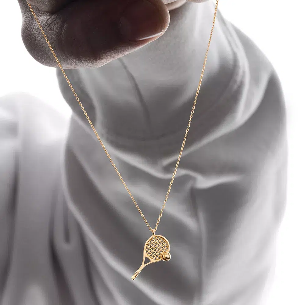 گردنبند راکت تنیس