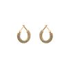 گوشواره حلقه ای کریستال