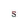 آویز حرف s مینا