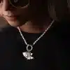 چوکر نقره ساحل