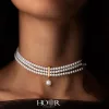 چوکر سنگی 3 لاین مروارید