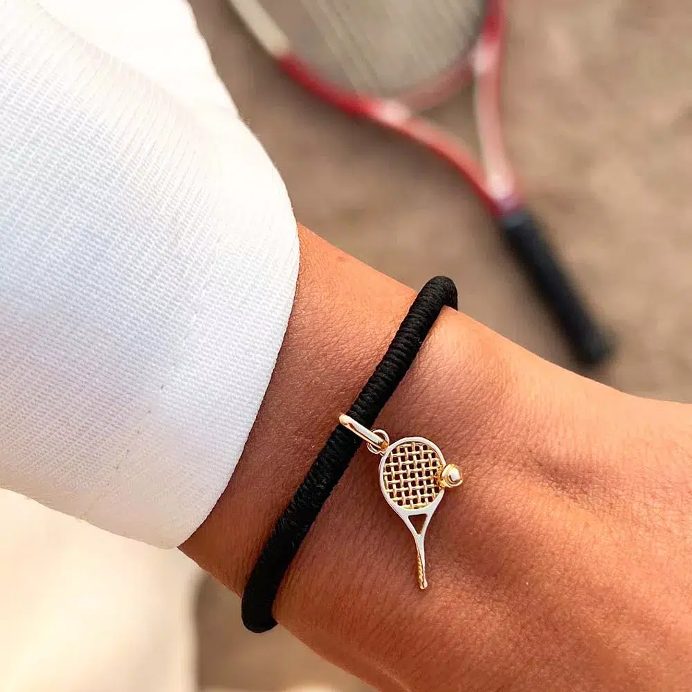 دستبند بافتی راکت تنیس