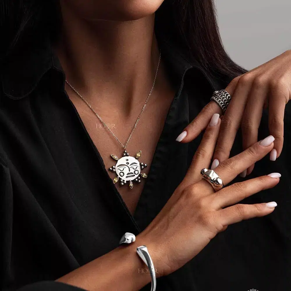 گردنبند نقره تابش - Image 2