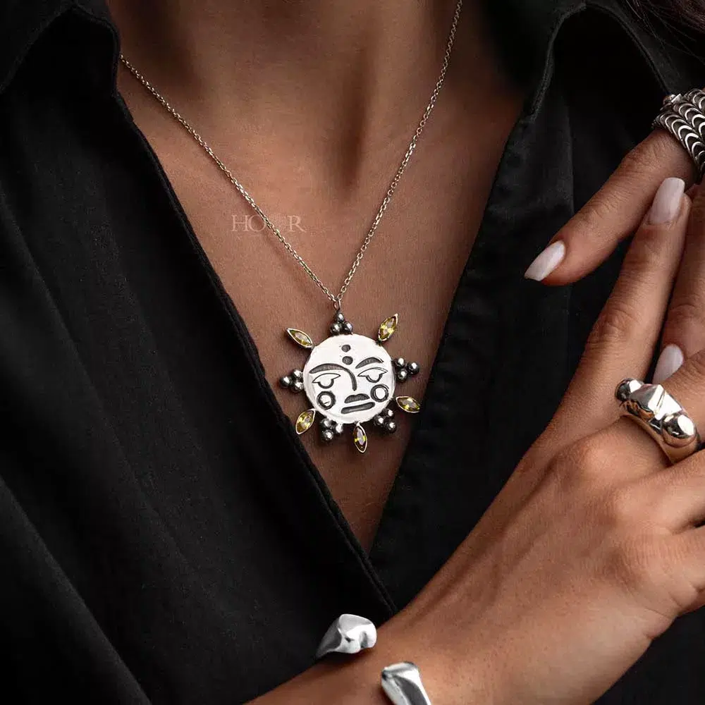 گردنبند نقره تابش