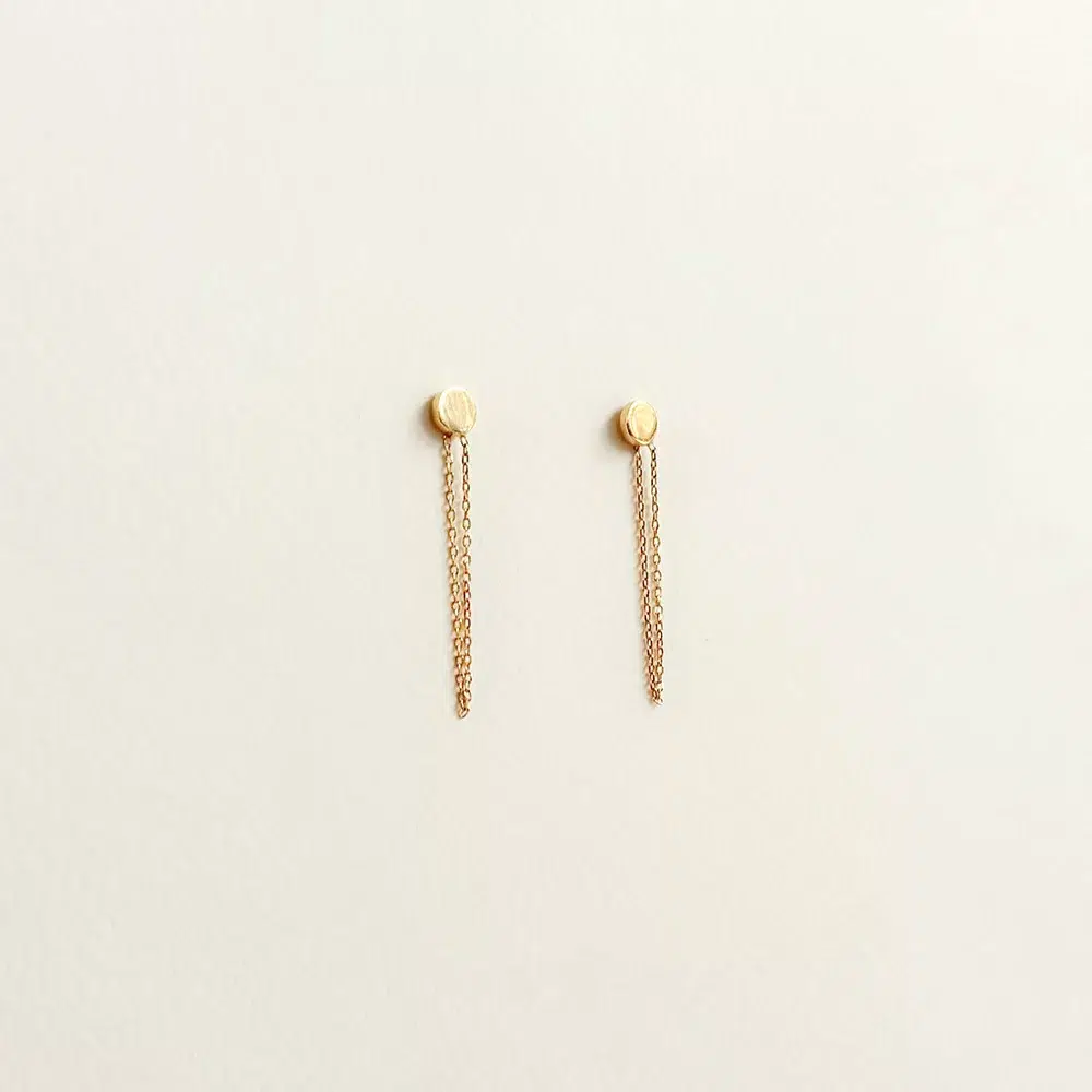 گوشواه میخی زنجیری سکه