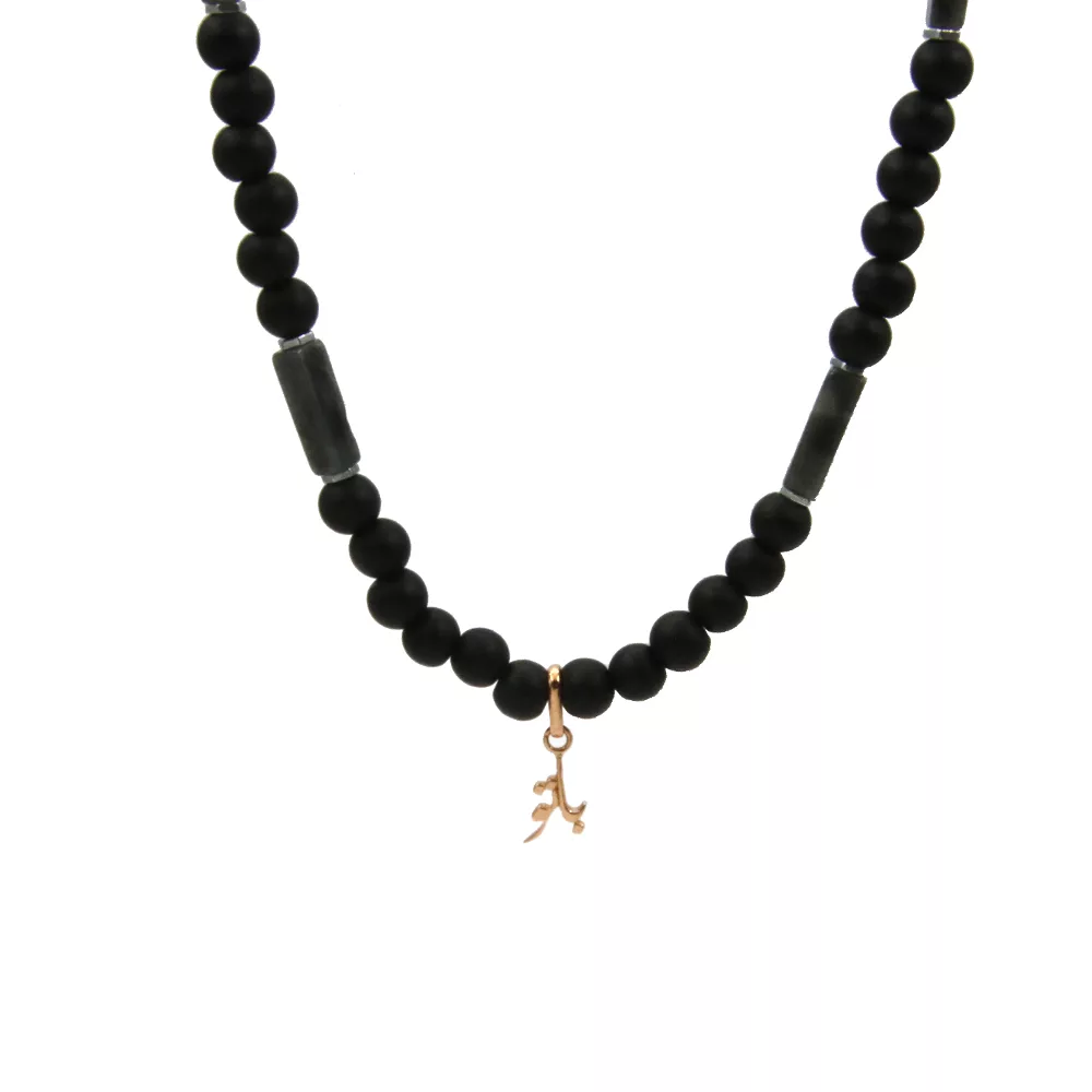 گردنبند سنگی مردانه با تو