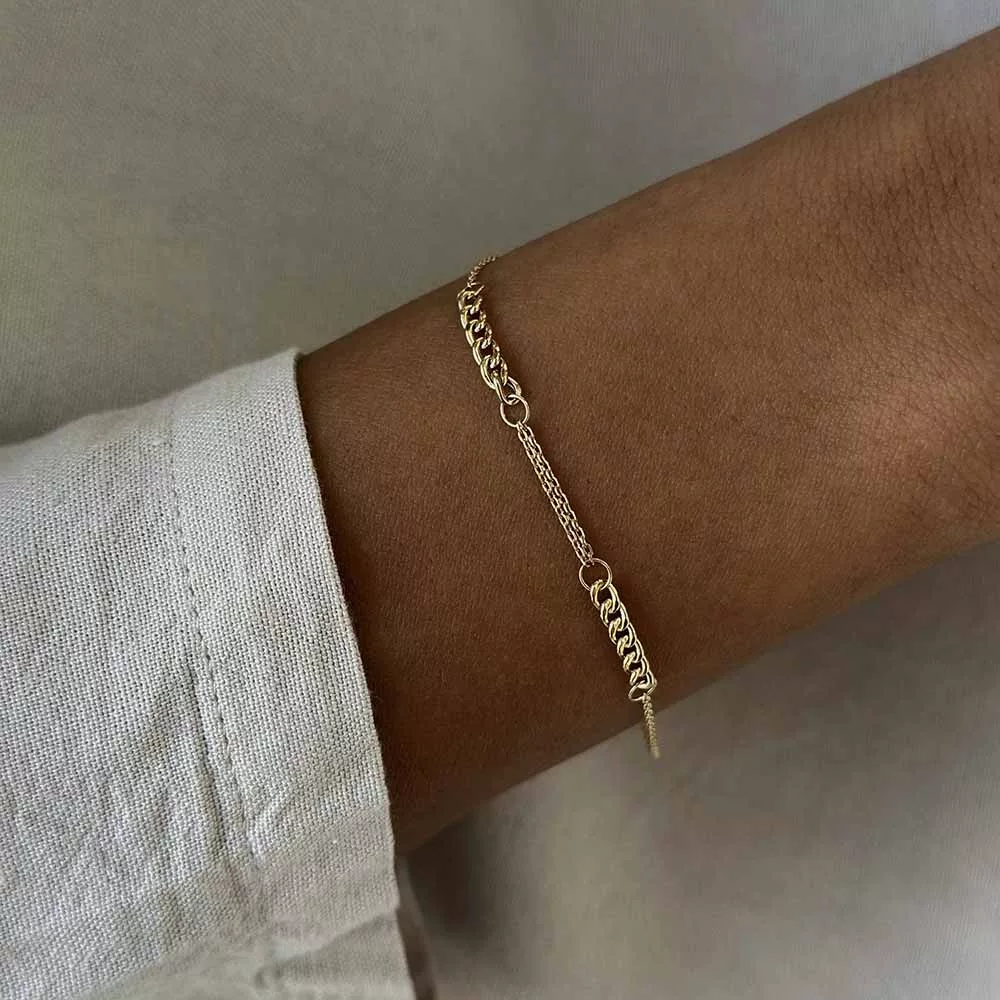 دستبند دو کارتیه ریز