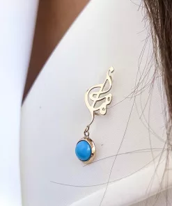 سنجاق سینه مامان و فیروزه -2