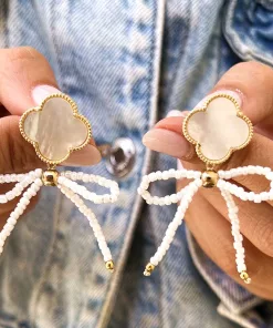 گوشواره میخی ونکلیف پاپیون