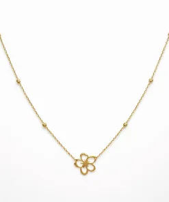 گردنبند گوی و گل