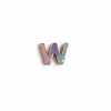 آویز حرف W مینا